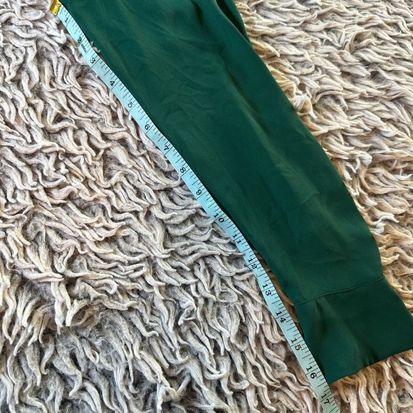 LOFT Women's Emerald Ruffle Blouse, Size Medium Petite - Picture 11 of 11